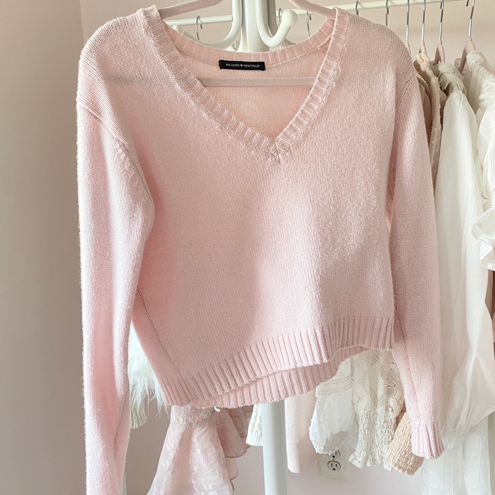 SOLD Brandy Melville Pink Leigh Sweater